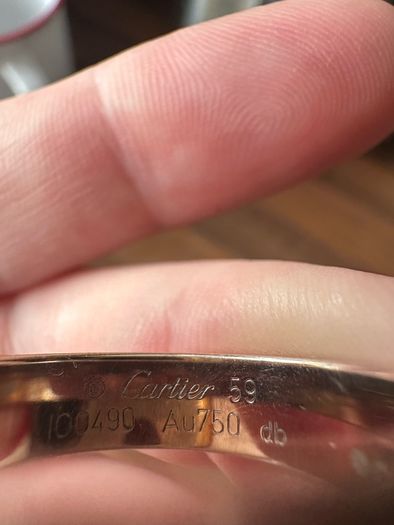 White gold Cartier Love Ring