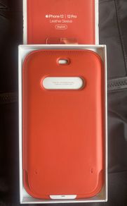 Apple IPhone 11 12 13 14 Pro Leather sleeve cover case with MagSafe original