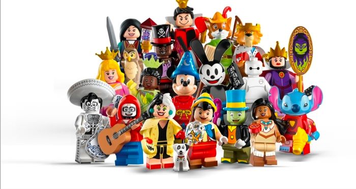 Lego 71038 Disney 100 Mini Figures, Complete Set with All 18 Figures