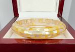 Perl bracelet Golden Glow: South Sea Colour Mother of Pearl Bangle