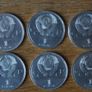 Set of 6 Moscow 1980 Olympic commemorative coins Image 2