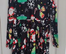 Women's Long sleeve Christmas Dress size XL (18)