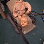 Antique Childs Pram @Doll Image 3
