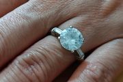 Sterling Silver Ring - Size P - Stamped for Silver (S48)