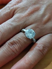 Sterling Silver Ring - Size P - Stamped for Silver (S48)