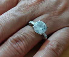 Sterling Silver Ring - Size P - Stamped for Silver (S48)