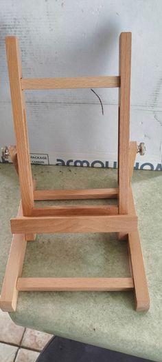 Small Wooden  Easel Or Book Stand.