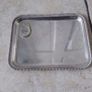 Antique/Vintage Silver Coloured Cabinet Top Card Tray Image 3