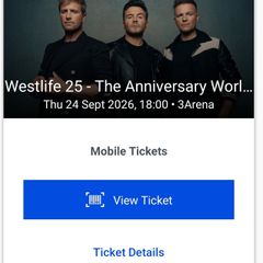Westlife 24th Sept Standing