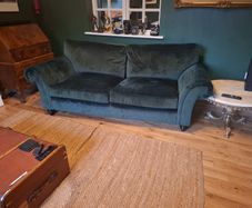 Velvet sofa