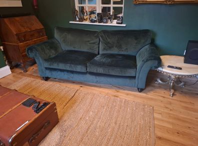 Velvet sofa