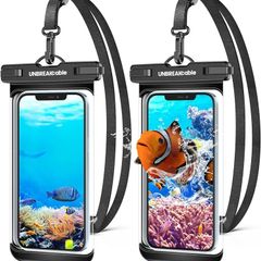 FREE EXPRESS SHIPPING Waterproof Phone Case, 2-Pack IPX8 Universal Waterproof Phone Pouch Dry Bag for iPhone 15 14 13 12 11 Pro Max XR X XS SE 2022 8 Plus Samsung S23 S22 Ultra S21Huawei