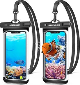 FREE EXPRESS SHIPPING Waterproof Phone Case, 2-Pack IPX8 Universal Waterproof Phone Pouch Dry Bag for iPhone 15 14 13 12 11 Pro Max XR X XS SE 2022 8 Plus Samsung S23 S22 Ultra S21Huawei