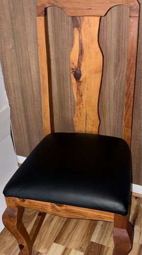 vintage solid wooden chairs
