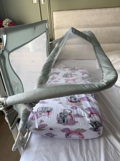 3-in-1 Baby Bassinet / Bedside Sleeper with Mattress & Bedding