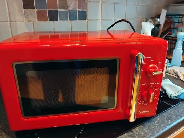 Red kitchen appliance bundle