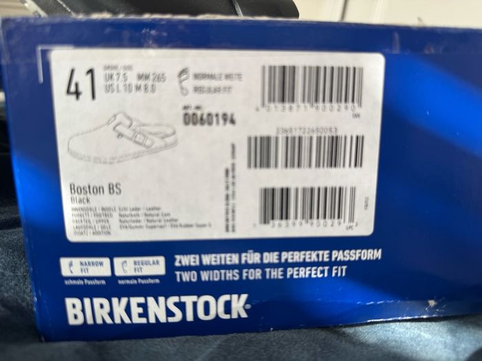 birkenstock Boston clogs with box