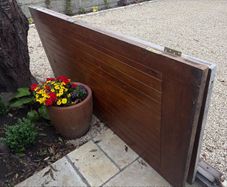Garage Doors Solid Heavy Teak
