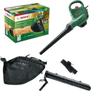 Electric Leaf Blower and Vacuum UniversalGardenTidy 3000 (3000 W, collection bag 50 l, variable speed, for blowing, vacuuming and shredding leaves, in carton packaging)