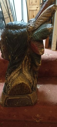 Red Indian Bust