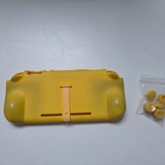 Orzly Switch Lite Essential Pack - Accessory Bundle (Yellow)
