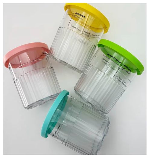 Brand New Replacement Ice Cream Pints 680ml 4-Pack with Lids