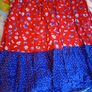 pumpkin patch red and blue dress Image 4