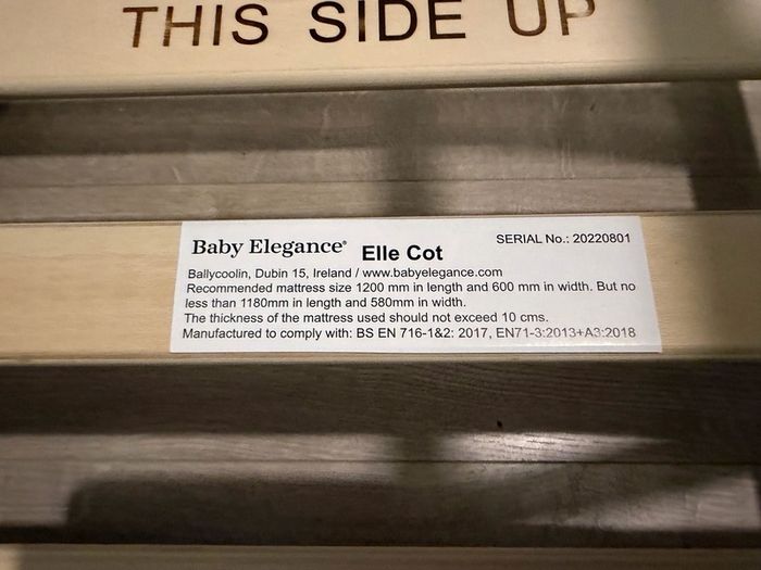 Baby Elegance Elle Cot