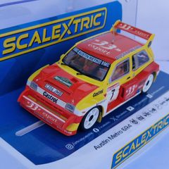 Scalextric C4668 Austin Metro 6R4 - Didier Auriol Slot Car ( rally WRC )