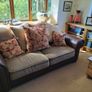 Pair of Couches + Cushions Set Image 4