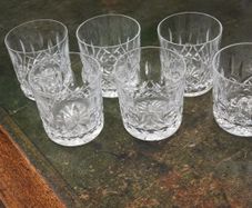 Waterford Crystal Cut Whisky Tumblers - Set of 6