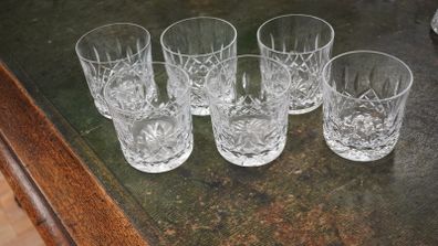 Waterford Crystal Cut Whisky Tumblers - Set of 6