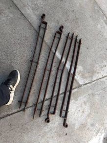 wrought iron door hangers