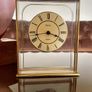 Vintage Brass German Minster Floating Clock Quartz Image 3