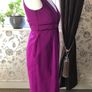 BN M&S ladies midi magenta dress size 12 Image 5