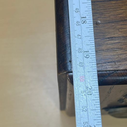 Victorian Oak Index Card Drawer - Large - 50cm x 17cm x 24cm