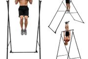 Multi-Functional Aerial Yoga Swing Stand Frame, 200kg Capacity, Adjustable Triangular Rig with EVA Foam, 4-Level Horizontal &amp; 6-Level Vertical Adjustment