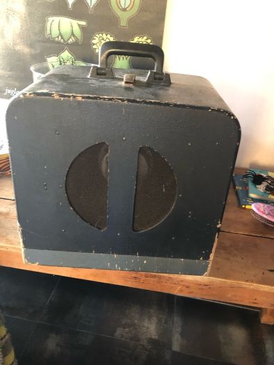 Antique speaker cab