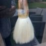 Giant Chinese calligraphy brush with ox horn and goat hair D18 Image 3