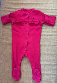 Dunnes baby girl Christmas sleepsuit 6-9m