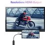 USB C to HDMI Adapter 4K for Mac OS, Type-C to HDMI Adapter [Thunderbolt 3], Compatible with MacBook Pro 2019/2018/2017, MacBook Air, Galaxy, Dell XPS, Pixelbook, Microsoft and More Image 2