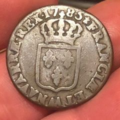 France 1 SOL 1785 W French Colonies Revolutionary War Louis XVI