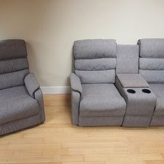 2 Seater Recliners x 2