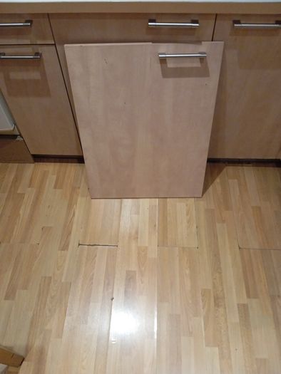 kitchen press doors (three) 1large. 2 normal
