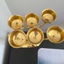 Vintage Solid Brass Deer Reindeer Candelabra Image 2