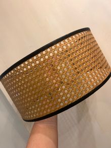 Rattan Lightshade new with tags