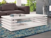 Shelf Coffee Table Matte High Gloss Unique Coffee Table Modern Coffee Table