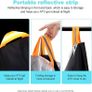SALE | Cover,Waterproof Heavy Duty Double-sided Available Reflective Striping Adjustable Buckle Strap Windproof Quad Cover for Sun Dust UV Protection 190T XL Black Silver Image 3