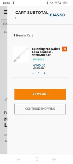 Daiwa lexa seabass 9.6 10-35g