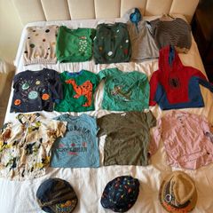 Boys mixed tops, shirts, hats, spiderman top